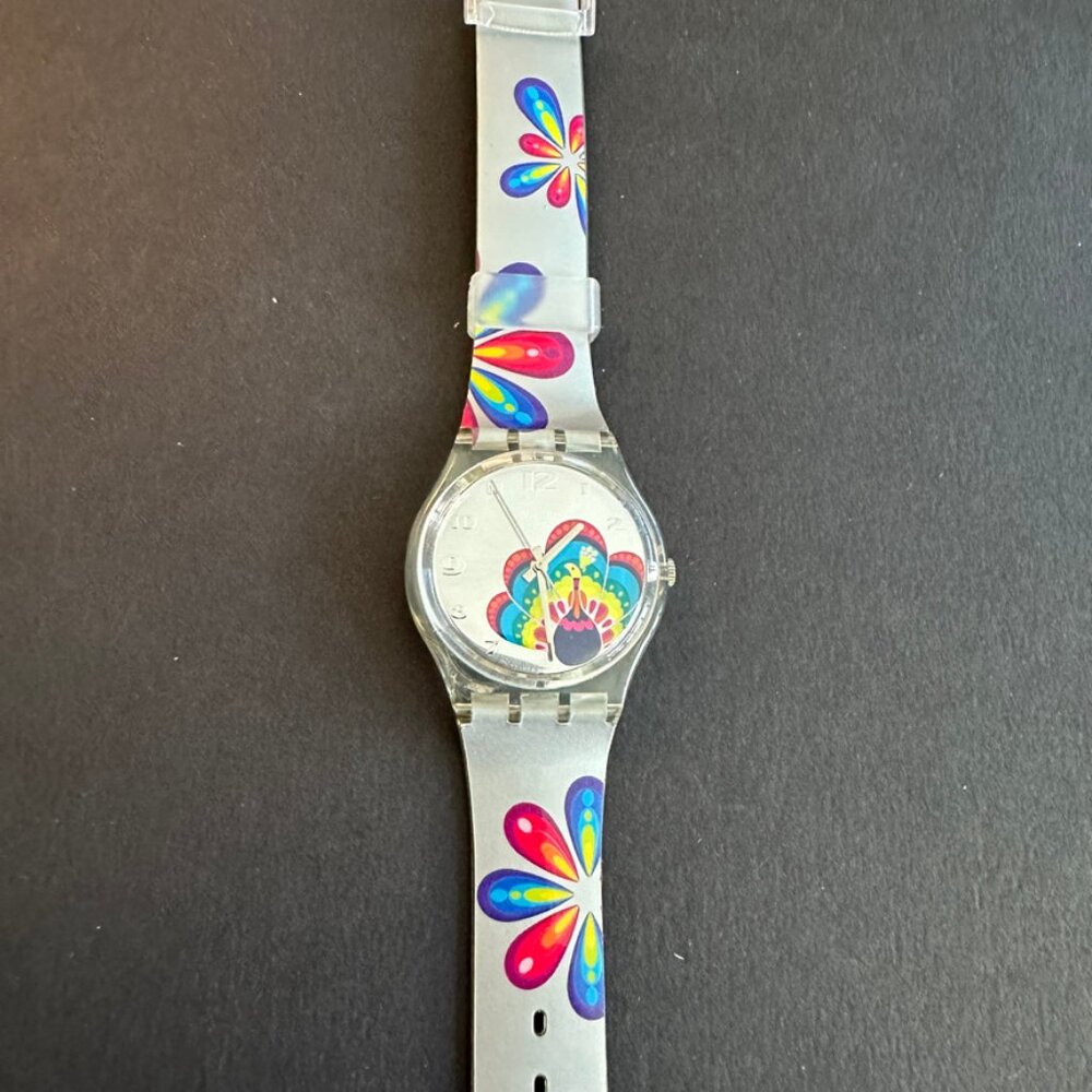 SWATCH Magical Parade Peacock Watch - Picture 3 of 3